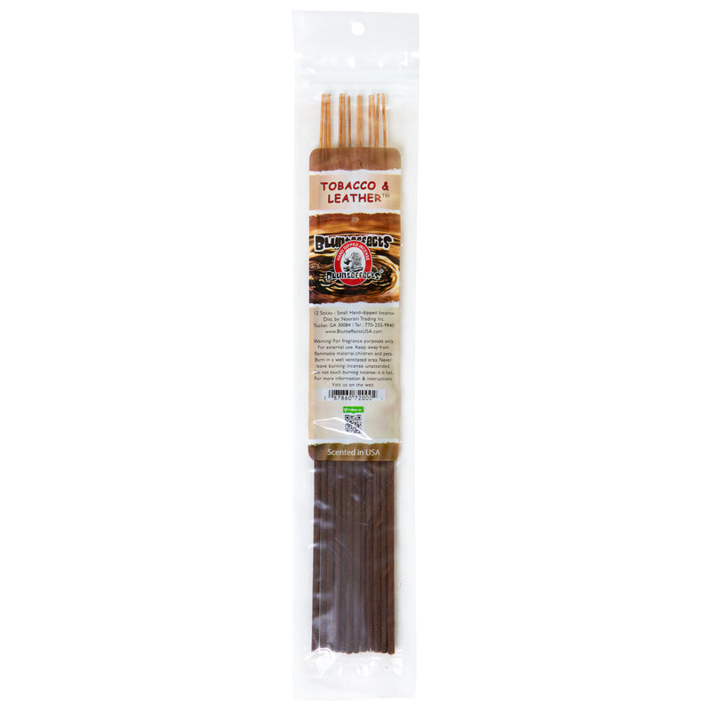 Tobacco & Leather Hand-Dipped Incense