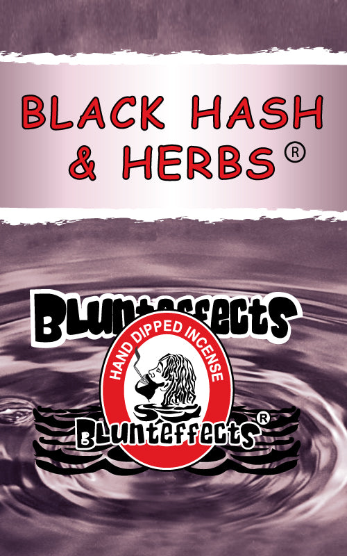Black Hash and Herbs® Hand-Dipped Incense