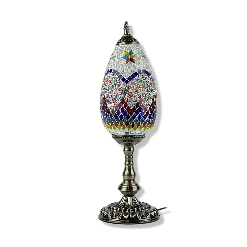 Turkish Mosaic Oval Lamps