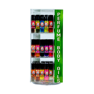 Blunteffects® Perfume Body Oil Acrylic Display - 120 COUNT